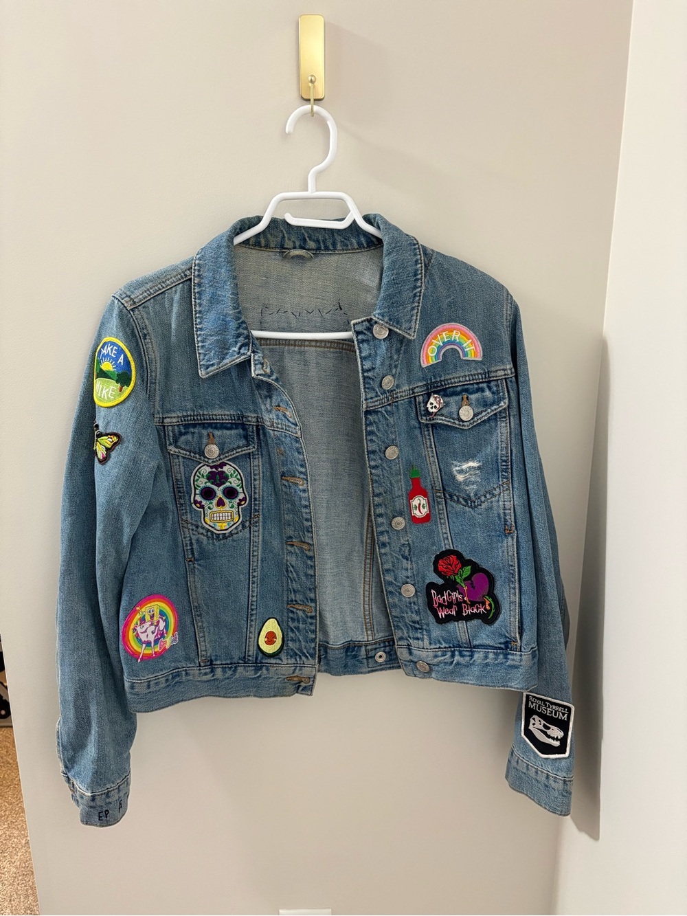 Custom Light Blue Denim Jacket from TopShop